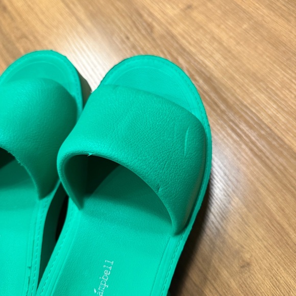 Jeffrey Campbell Green Summertime Platform Sandals size 7 - Picture 7 of 8